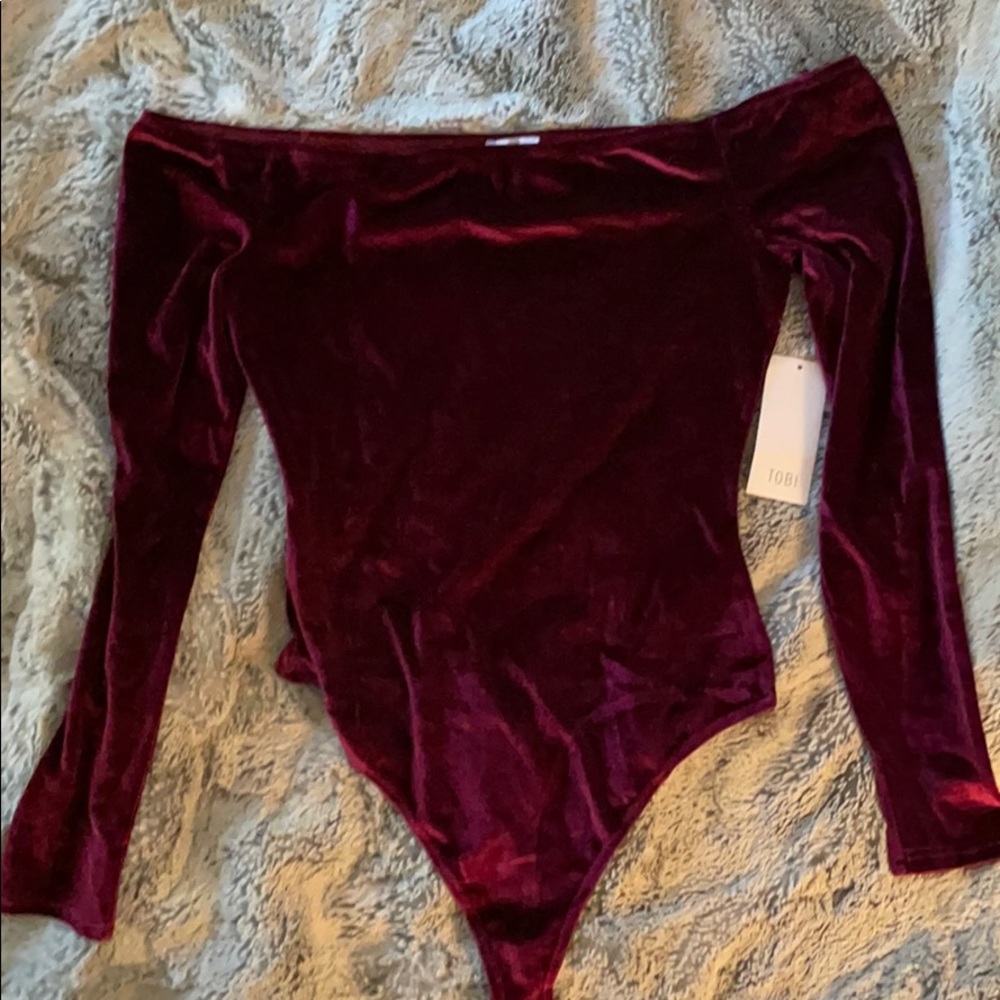 Red Velvet Tobi Bodysuit